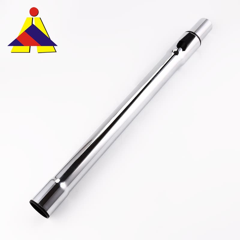 HF-A-04-04 Metal Telescopic Vacuum Cleaner Hose, Vacuum Cleaner Accessory Extension Tube, Metal Telescopic Straight Tube