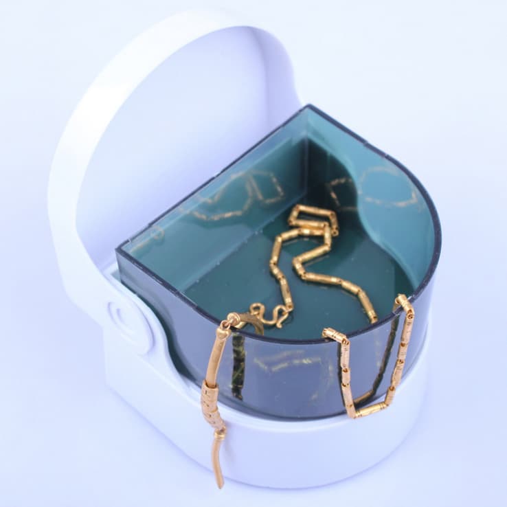 Factory Direct Silverware Jewelry Cleaner Household Vibration Cleaning Machine Gold/Silver Jewelry Cleaning Machine with Gift