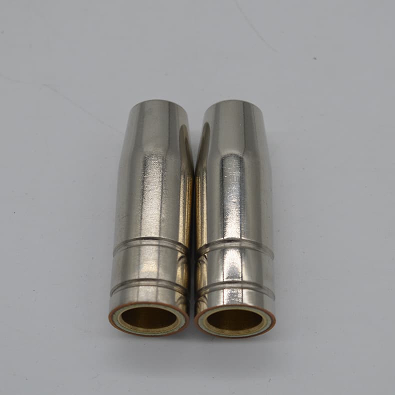 Gas shielded welding torch accessories conductive nozzle MB-15AK wholesale, protective cover, protective nozzle