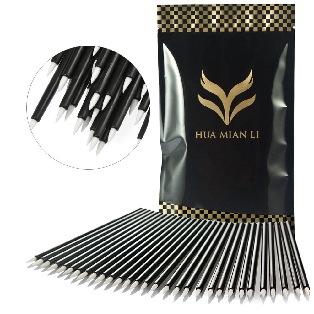 Disposable Eyeliner Brush Portable Black Eyeliner Brush Makeup Tool Eyelash Brush