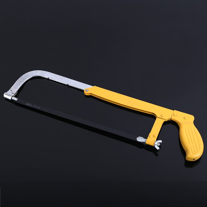 Adjustable Heavy-Duty Hacksaw Frame, Manufacturer Wholesale Adjustable Hacksaw Frame with Thickened Metal Handle