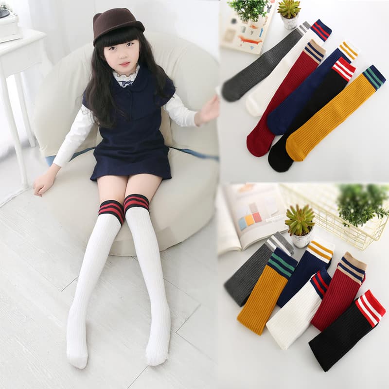 Children's Mid-Calf Pure Cotton Anti-Ball Football Socks Over-Knee Performance Sports Socks Boys Girls Same Long Tube Socks