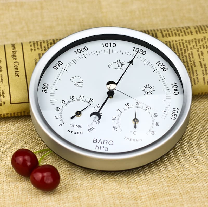 Barometer Thermometer Hygrometer Weather Forecast for Home and Marine Use, Barigo Air Pressure Gauge