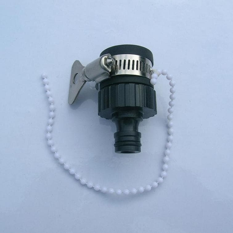 Rubber Nipple Quick Universal Connector with Bead Chain Car Wash Water Gun Hose Adapter Faucet Interface