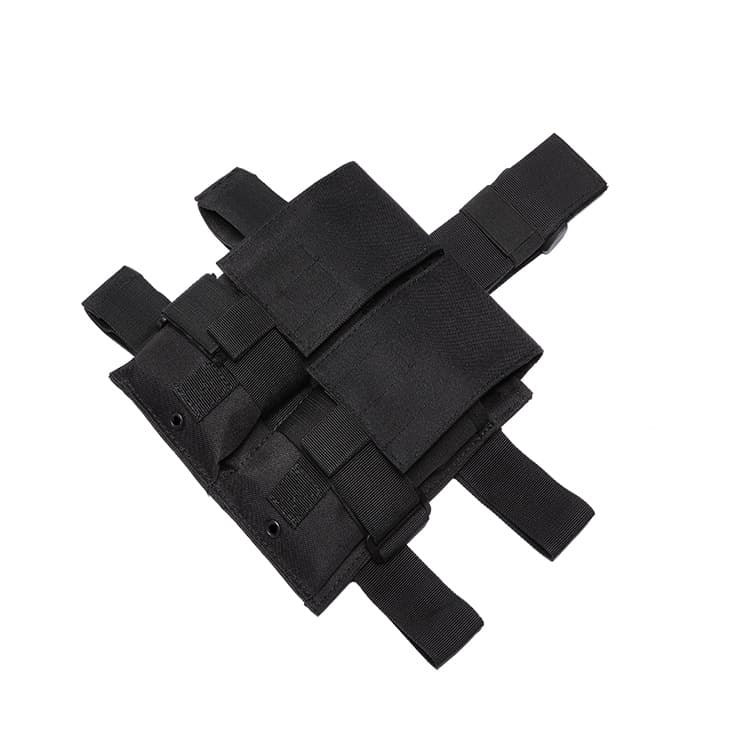 Tactical double leg bag outdoor military camouflage multi-functional leisure sports two-link magazine bag leg cover