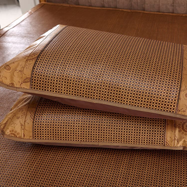 Wholesale Summer Cooling Pillowcases, Rattan Mats, Single-Person Pillow Mats, Summer Pillowcases, Summer Pillow Covers, Dropshipping