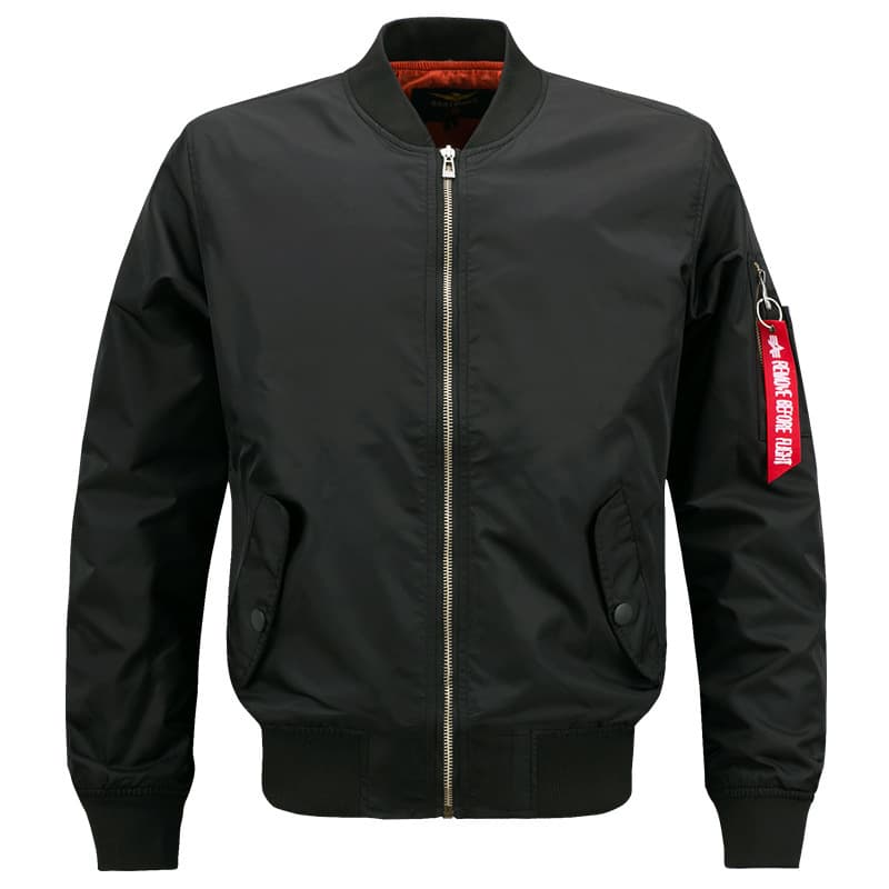 Chunqiu Feilao Big Size Men's Sports Casual Stand Collar Jacket Trendy Outerwear MA01 Pilot Men's Baseball Shirt