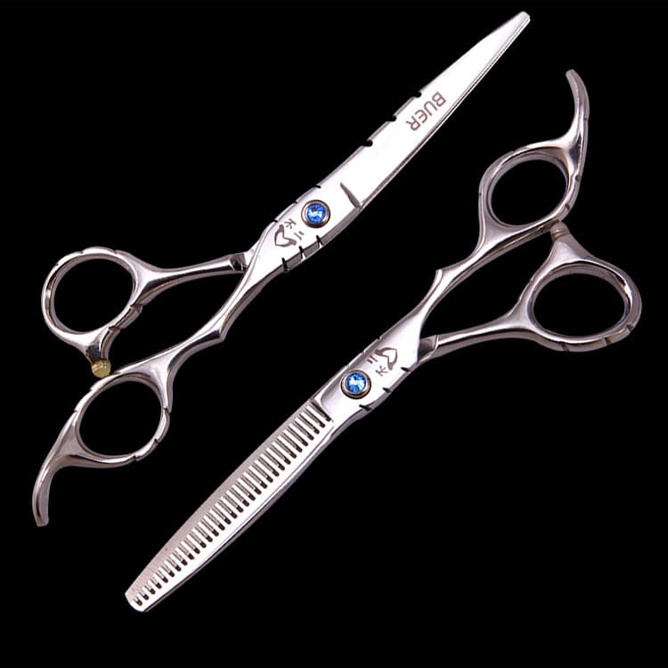 Barber Scissors Factory Hair Dyeing Direct Sales Professional Hairdressing Set Barber Practice Scissors Flat Scissors