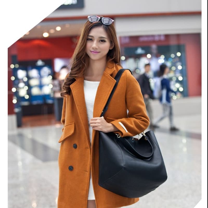 Vintage Simple Women's Shoulder Handbag Trendy Lady's Tote Bag Fashionable Crossbody Purse In Various Colors