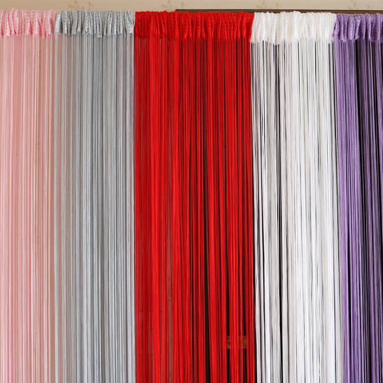 Wedding Props Decorative Straight Curtain Hotel Mall Atrium Door Curtain Entrance Partition Corridor Window