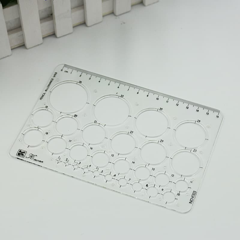 Construction template circular template Kewen brand template multifunctional furniture large oval electrician student painting template