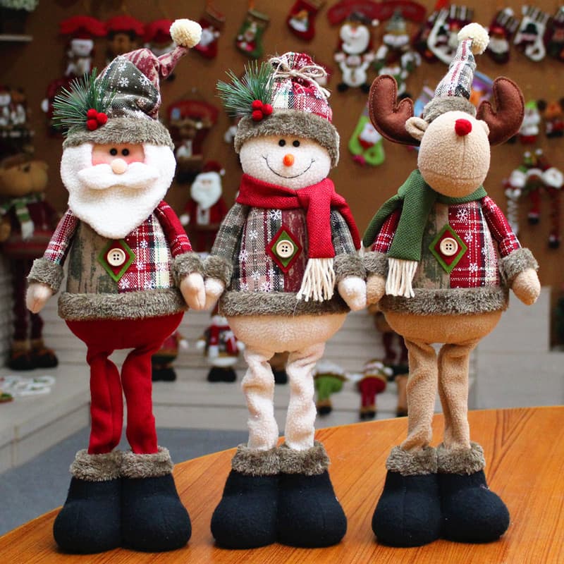 Christmas Decoration Supplies Christmas Decoration Dolls Christmas Dolls Christmas Elk Window Christmas Supplies