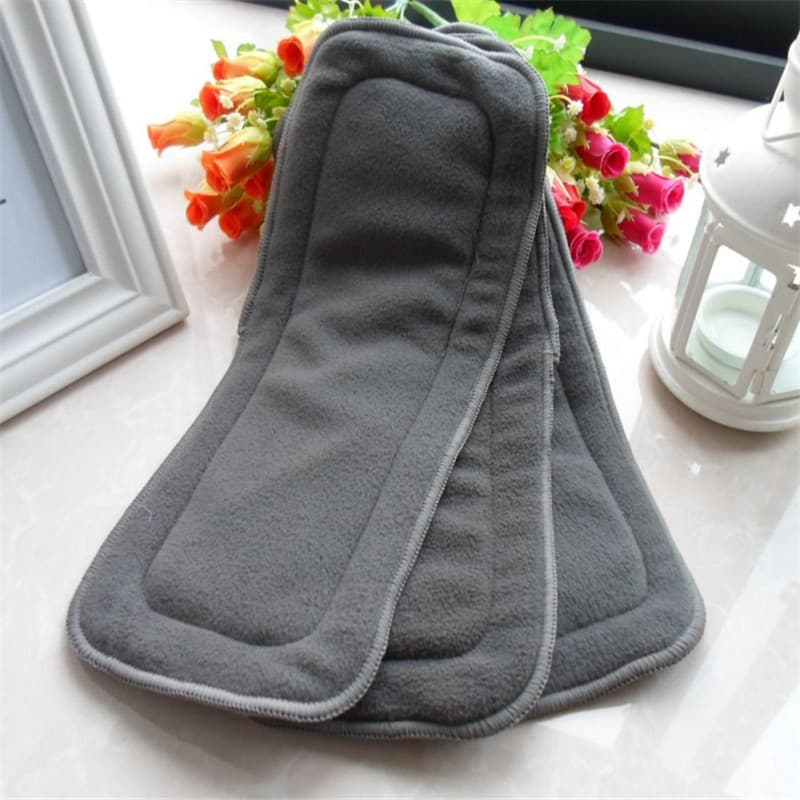 Multi-Specification Washable Bamboo Charcoal Fiber Baby Diaper, Newborn, Absorbent Breathable Soft Diaper Sheets, OEM Available