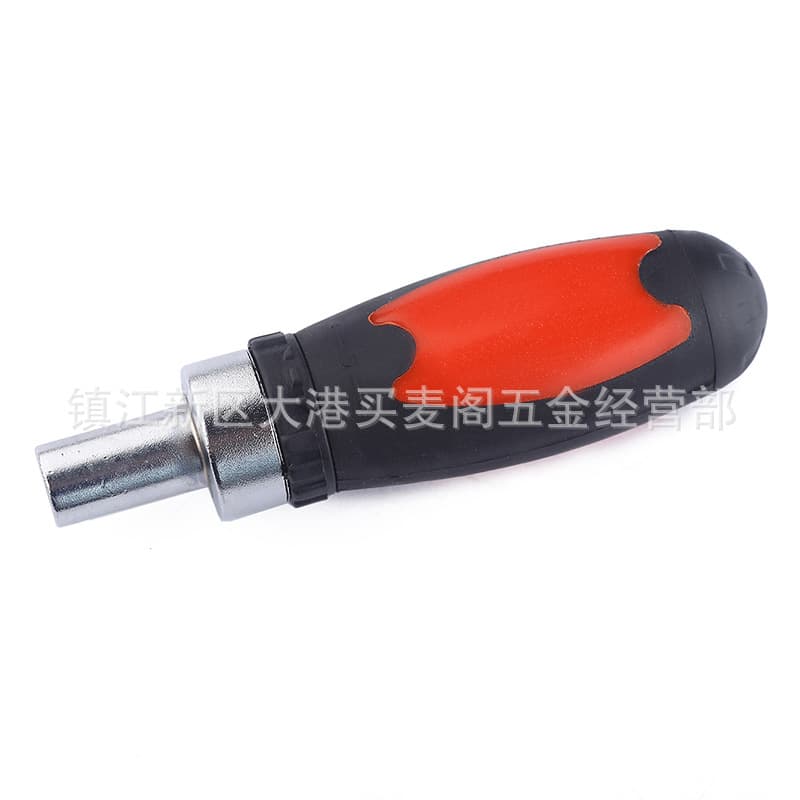 Hand Screwdriver Red Handle Bit Rotary Tool Wrench