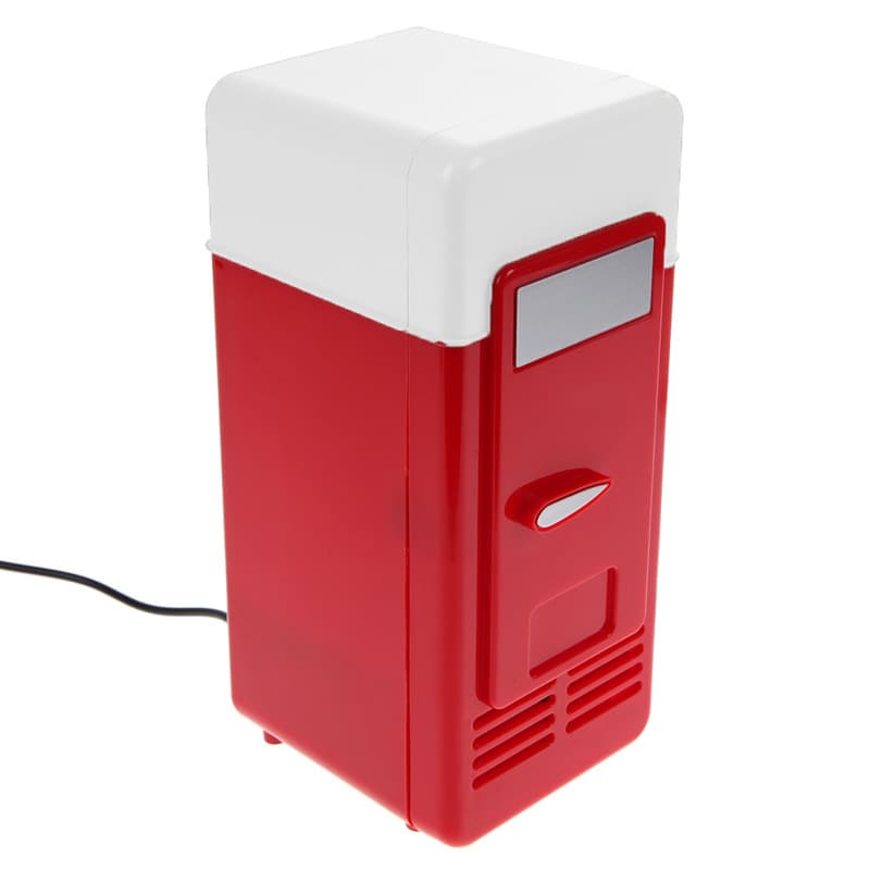 Hot and cold USB mini refrigerator USB fast cooling hot and cold mini refrigerator Micro small refrigerator