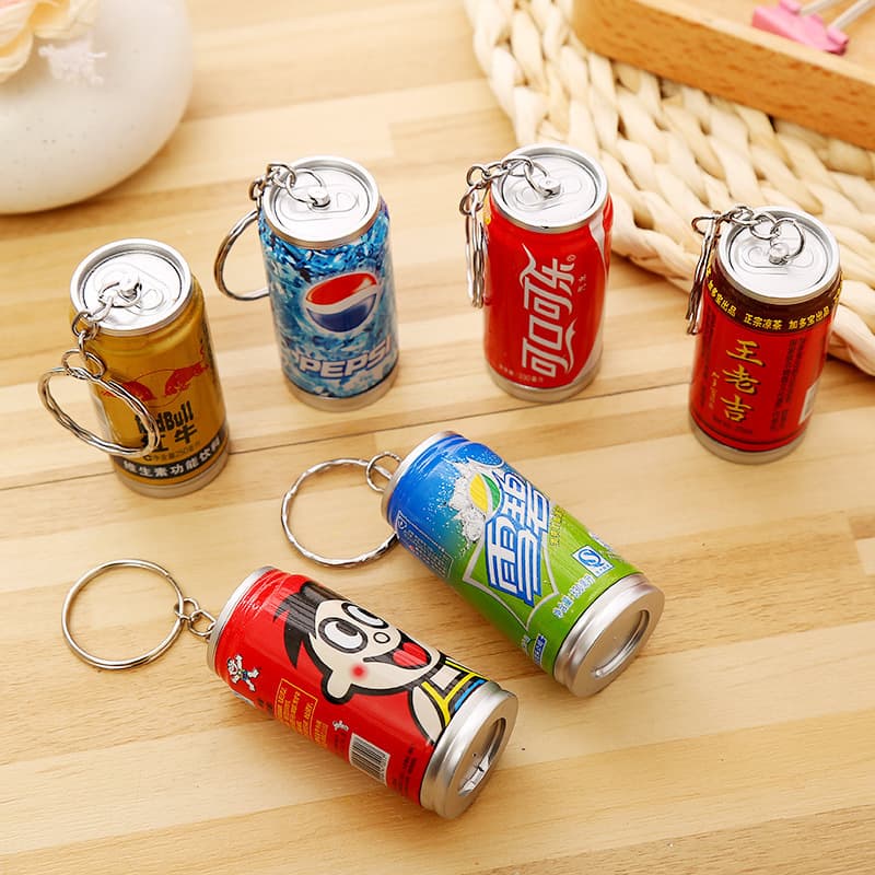 Cute Creative Stationery Wholesale Cola Pen Beverage Telescopic Ballpoint Pen Personalized Hook Soda Can Pen