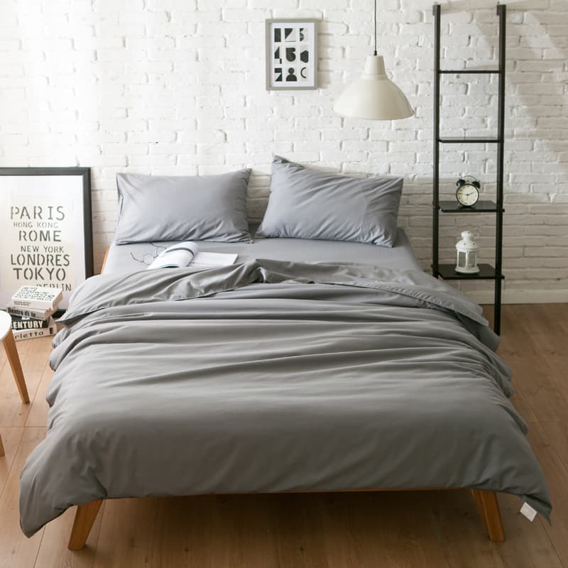 Overseas Trade Cross-Border North America King/Queen 3-Piece Set Simple Ultra-Soft Solid Bedding Luxury
