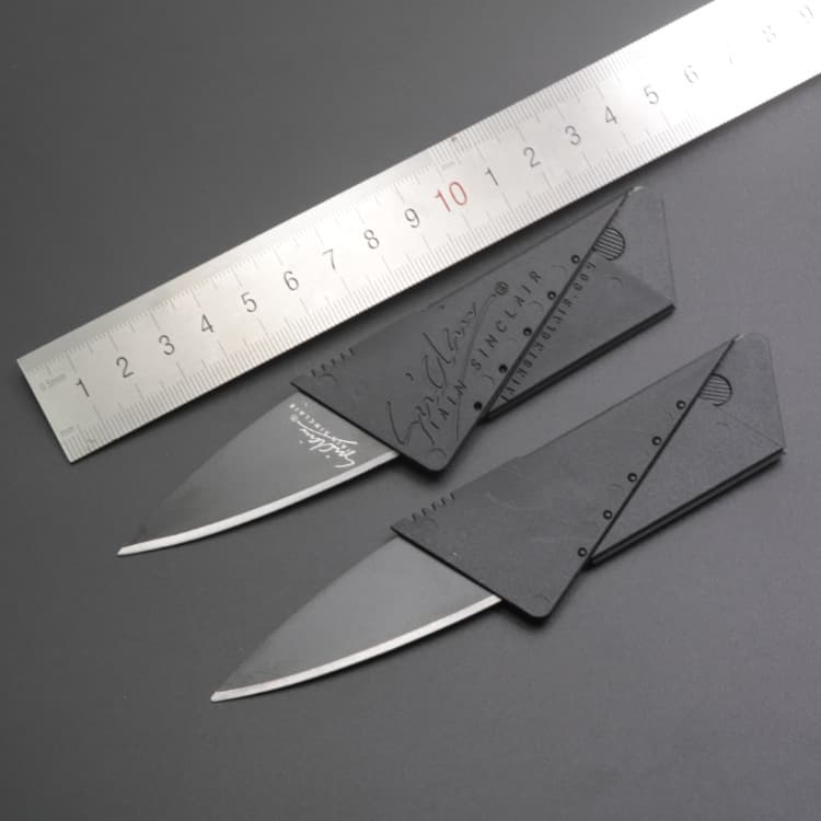 Manufacturer wholesale stainless steel card knife multifunctional folding knife outdoor knife card knife creative letter opener