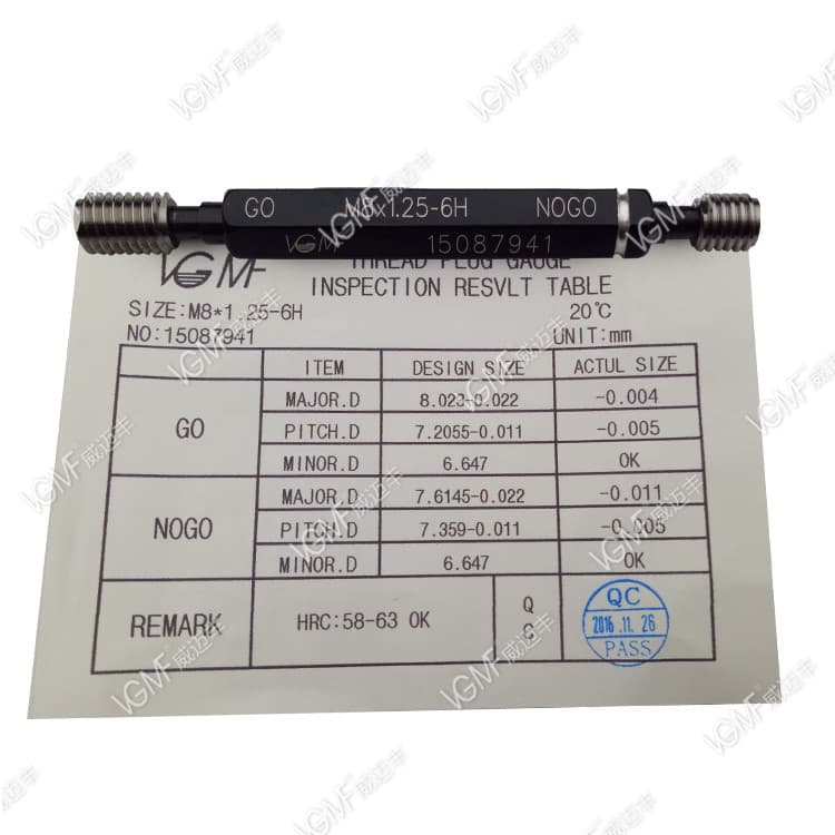 International Standard Thread Plug Gauge M21 * 0.5 M21 * 0.75 M21 * 1 6H Thread Gauge Thread Stop Gauge Bolt Gauge