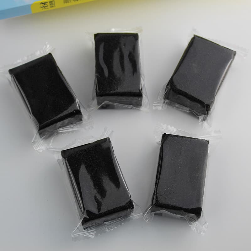 Hotel Guesthouse Disposable Shoe Shine Leather Care Transparent Shoe Polish Shoe Cotton Black Shoe Cloth Portable