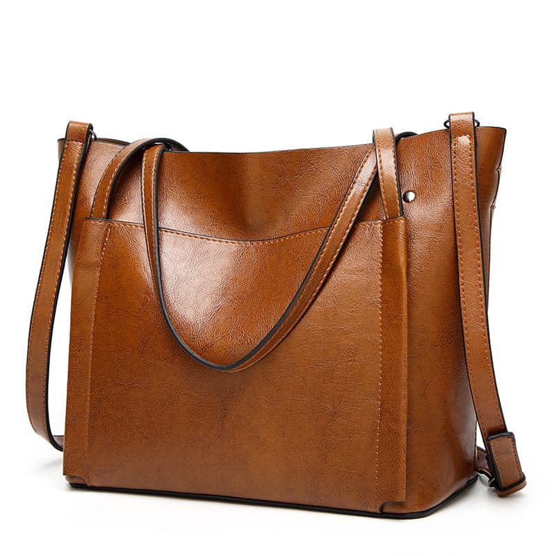 Fashionable New Women's Handbag Shoulder Crossbody Bag Leather Goods European Style Ladies Tote Bag