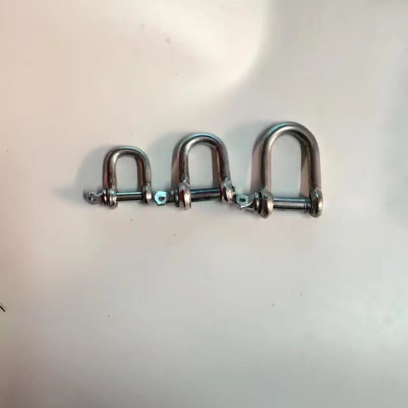 Wire Clamp Head Straight Type D-Shackle Lightweight Shackle Hoisting U-Shackle Accessory Shackle Clip