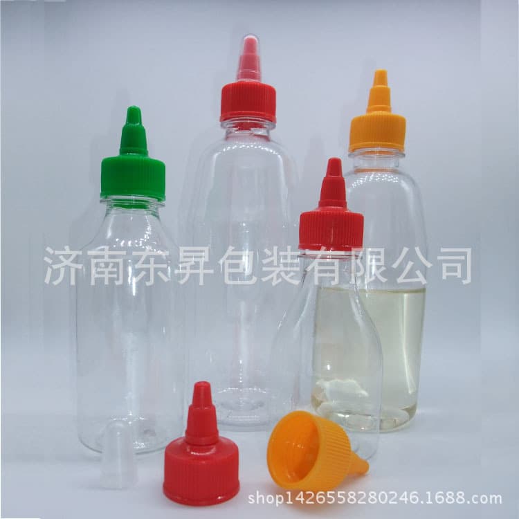 Source Factory Squeeze Bottle Sauce Bottle Salad Bottle Ketchup Bottle 280 Pointed Mouth Cap Bottle Food Bottle Plastic Cap Can