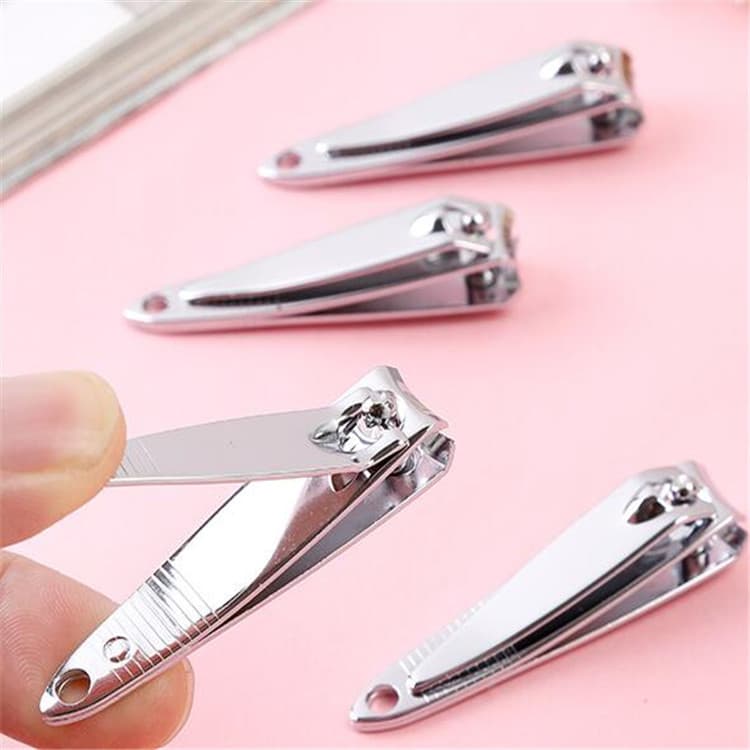 Household Portable Nail Clippers Stainless Steel Finger Toe Nail Clipper Single Nail Scissors Manicure Gift