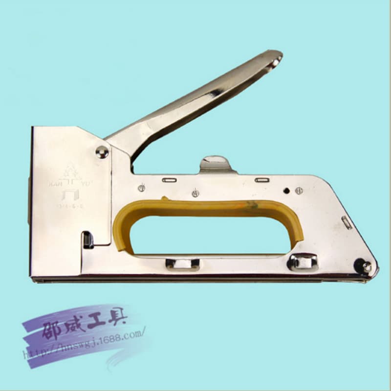 Factory direct manual U-shaped nail gun 1008F oil painting U-shaped spring nail gun, manual nail gun wholesale.