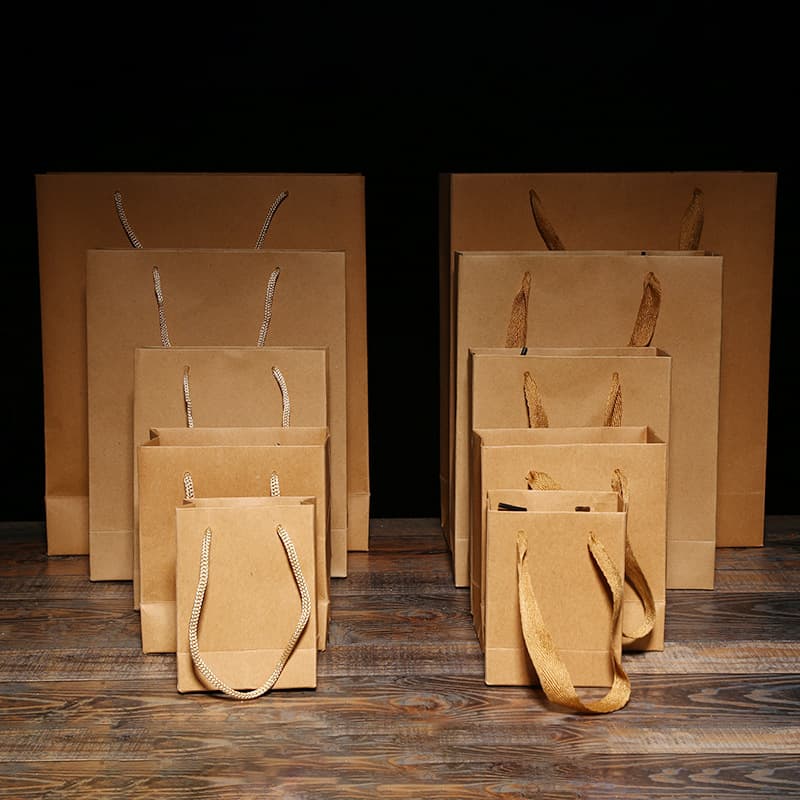 260g Thick Kraft Paper Drawstring Bag, Clothing Bag, Gift Bag, Accessory Bag, Paper Bag, Wholesale Stock
