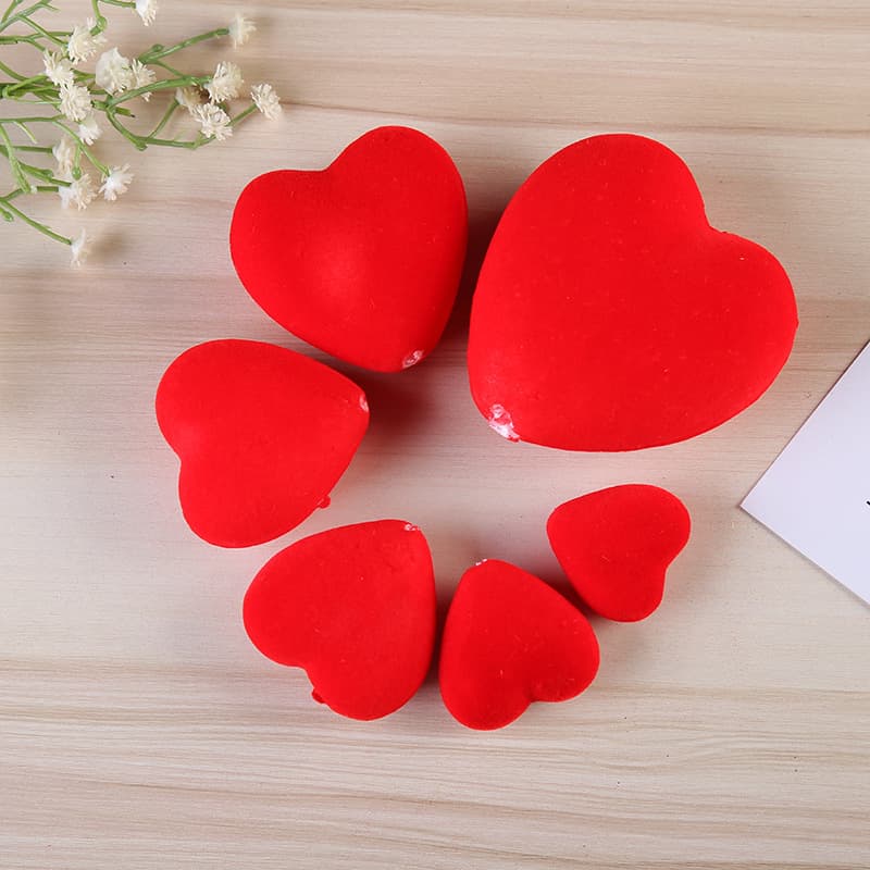 2025 Hot Sale Red Heart Pendant Foam Ornament Christmas Heart Decoration Valentine's Day Foam Wholesale