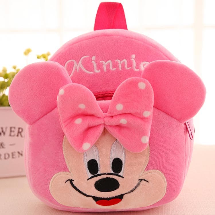 Plush Cartoon Backpack for Toddlers, Kindergarten Kids, Cute Animal Design, Early Education, Wholesale