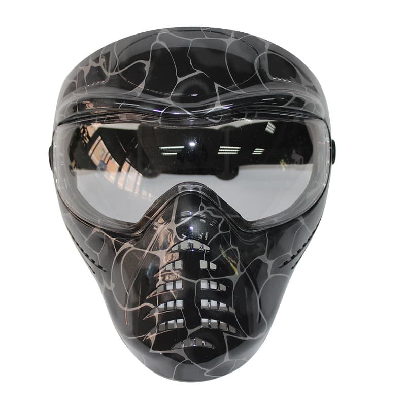 Black Mamba Tactical Training Face Mask Full Face Shooting Cs Field Equipment Camouflage Colorful Bouncing Bulletproof Mask