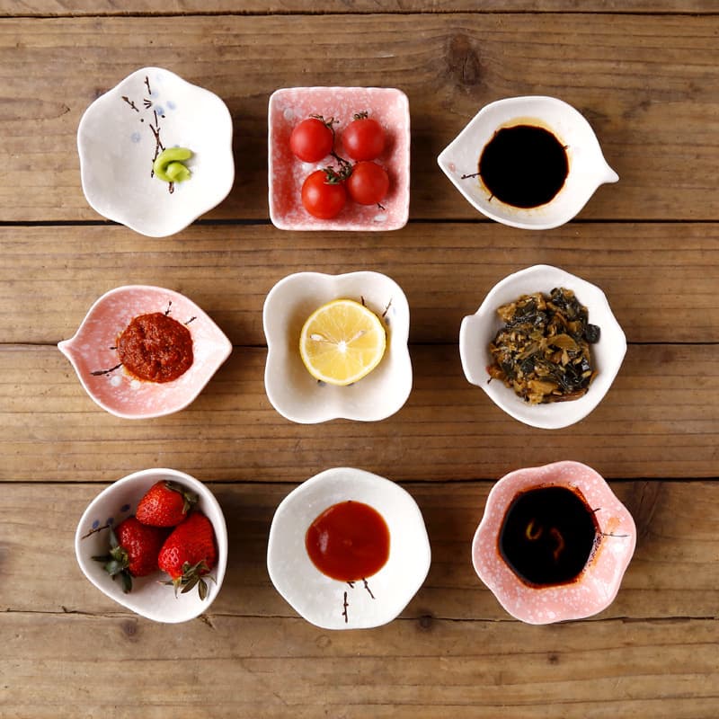 Japanese-style flavor plate for home, restaurant, hotel, sushi, dipping sauce, appetizer, peanut dish, Japanese minimalist