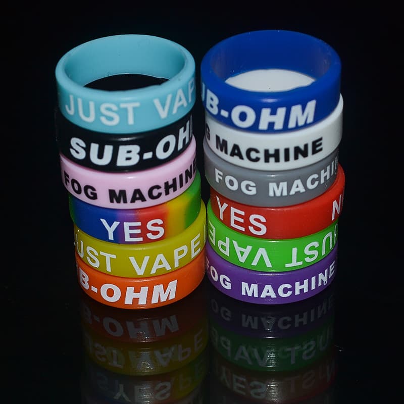 In stock colorful silicone rings, fishing rod anti-slip rings, slingshot grip stylish rings, lure rod silicone sleeves, jump rope handle silicone sleeves