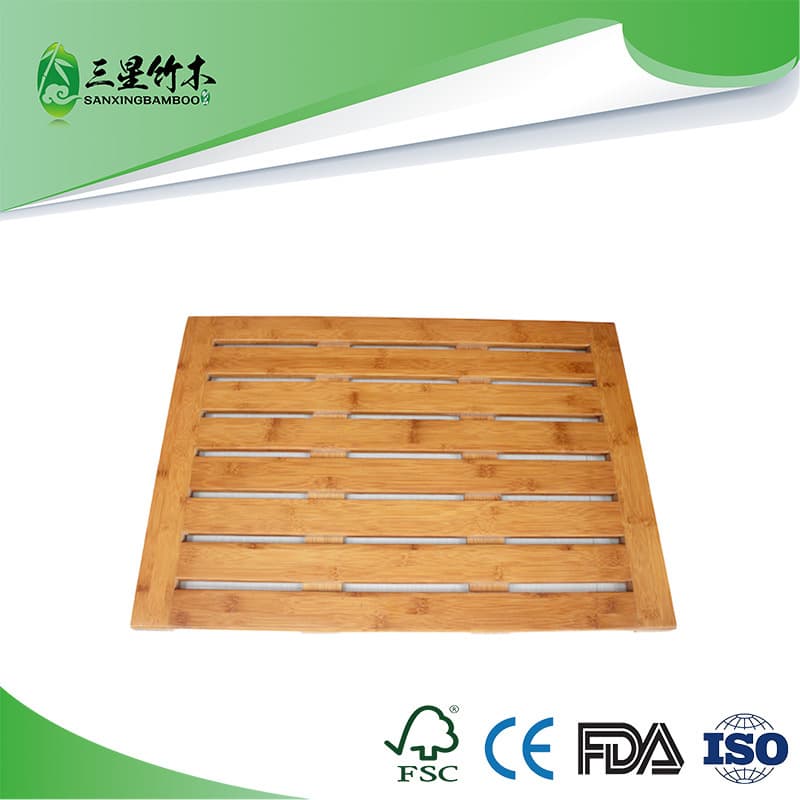 Bamboo Mat Bamboo Bathroom Mat Bathtub Shower Mat Suitable for Bathroom Spa Floor Shower Bamboo Bathroom Products
