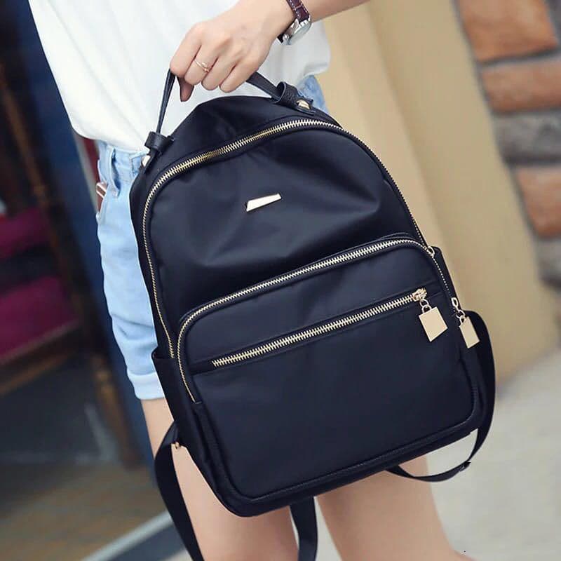 2024 New Women's Oxford Cloth Backpack Waterproof Versatile Korean-style High School Student Casual Backpack