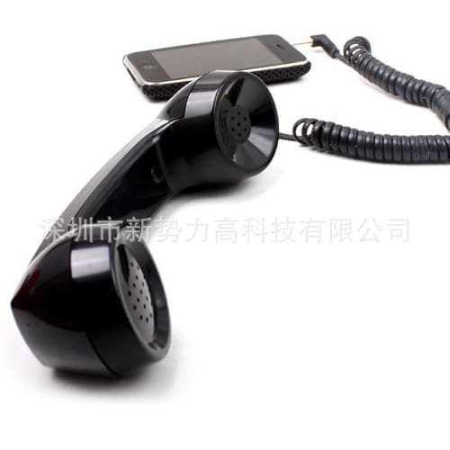 Factory Direct Sales Mobile Phone Retro Handset External Mobile Phone Telephone Microphone