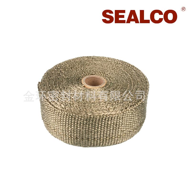 Basalt zone, alkali-free glass fiber zone, titanium gold fiber banana leaf insulation zone, exhaust pipe insulation, flame retardant perforated zone