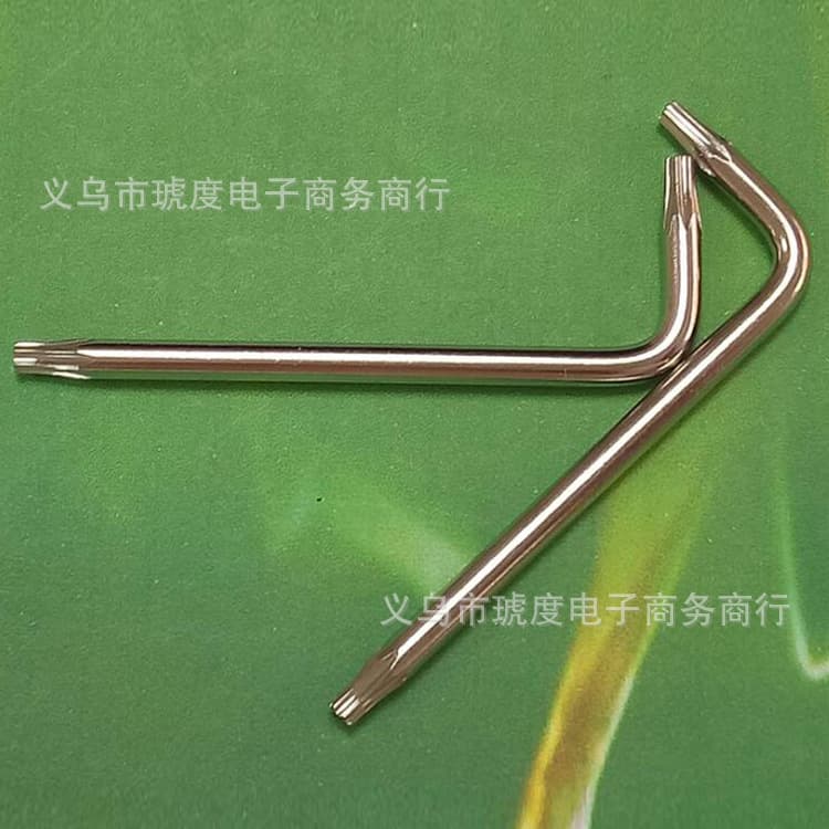 T6T8 dual-use star wrench, L-shaped T6T8 star anti-theft wrench flick knife special screw.