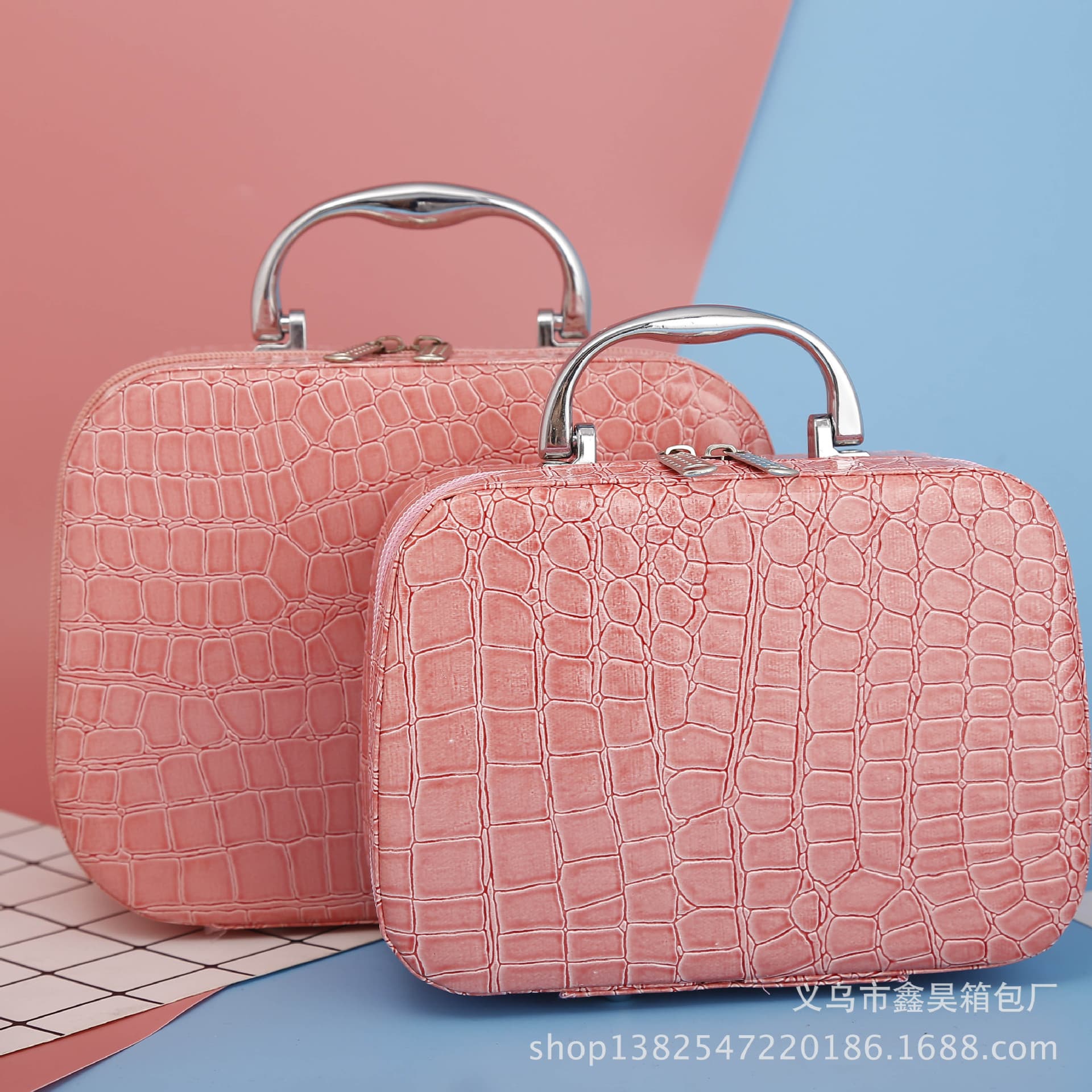 Multifunctional portable cosmetic case, cosmetic bag, large, medium, small, large capacity, fashionable handbag, multiple colors available