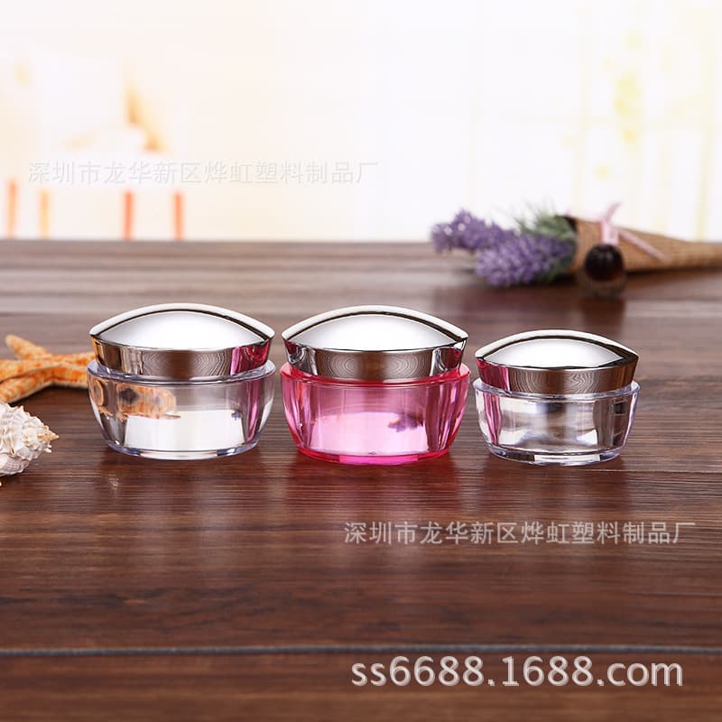 High-End Foundation Bottle, Cream Jar, Face Cream Jar, PS Plastic Packaging Bottle, Sample Dispensing Bottle, Cosmetic Bottle