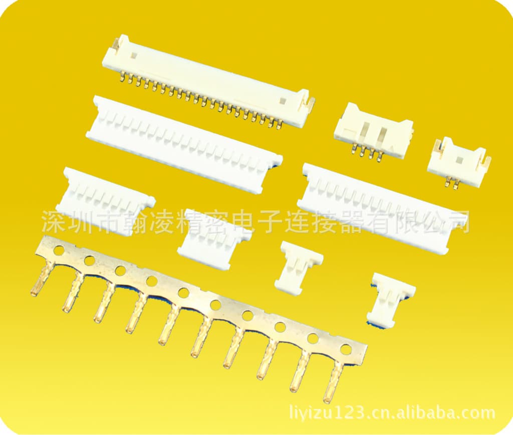 1.25MM connector, 51146 white halogen-free housing without latch, 51146 gold-plated pin socket