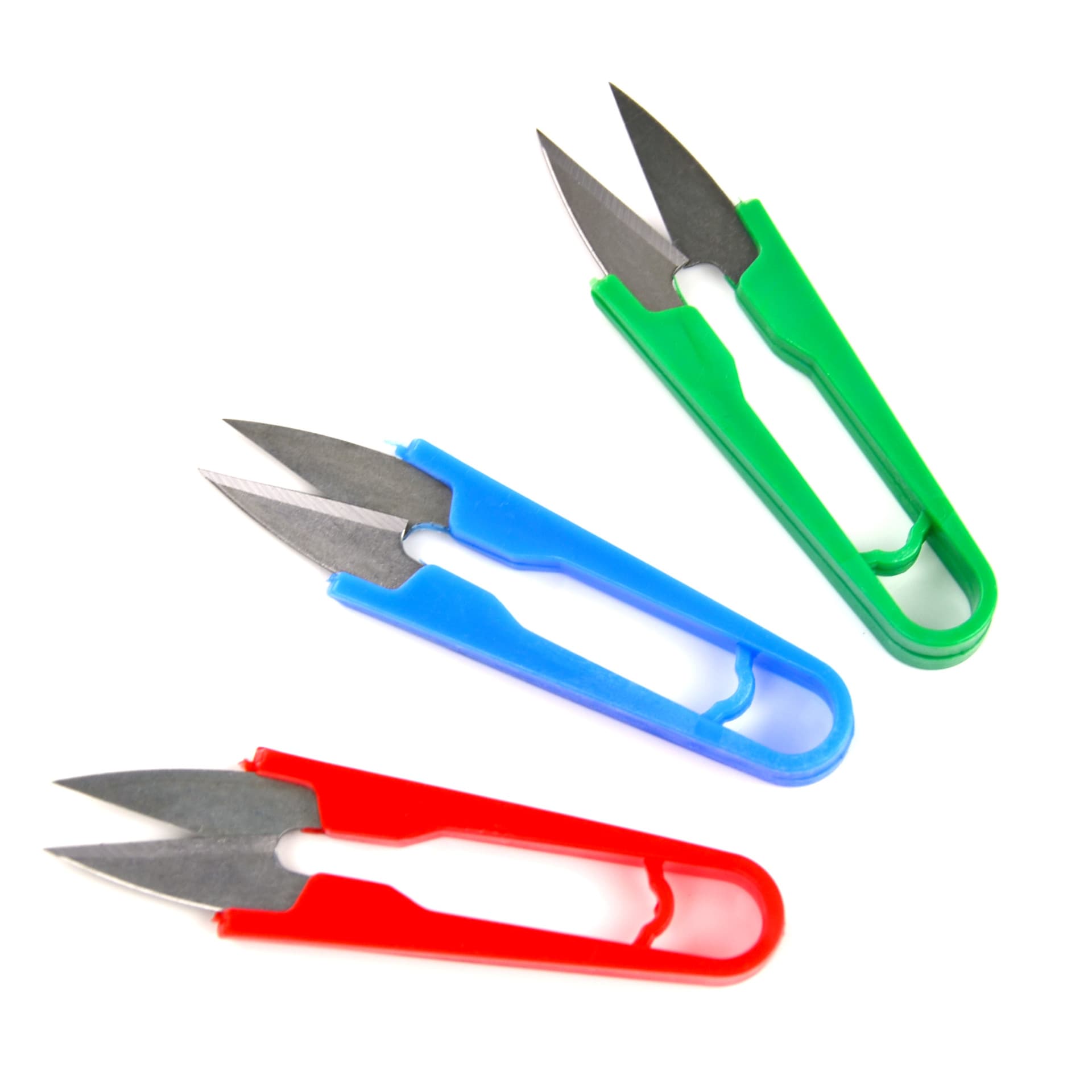 Plastic Handle Colored Yarn Small Scissors U-Shaped Yarn Scissors Thread Scissors Cross Stitch Tool Factory Direct 12g