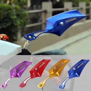 Wholesale New Motorcycle Rearview Mirrors Electric Scooter Reverse Mirrors Personalized Decorative Reverse Mirrors Modified Accessories