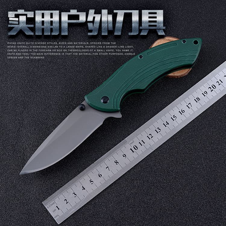 Manufacturer Supplies G10 Handle High Hardness Sharp Folding Knife - Self-Defense Knife Outdoor Camping Survival Folding Knife Wholesale