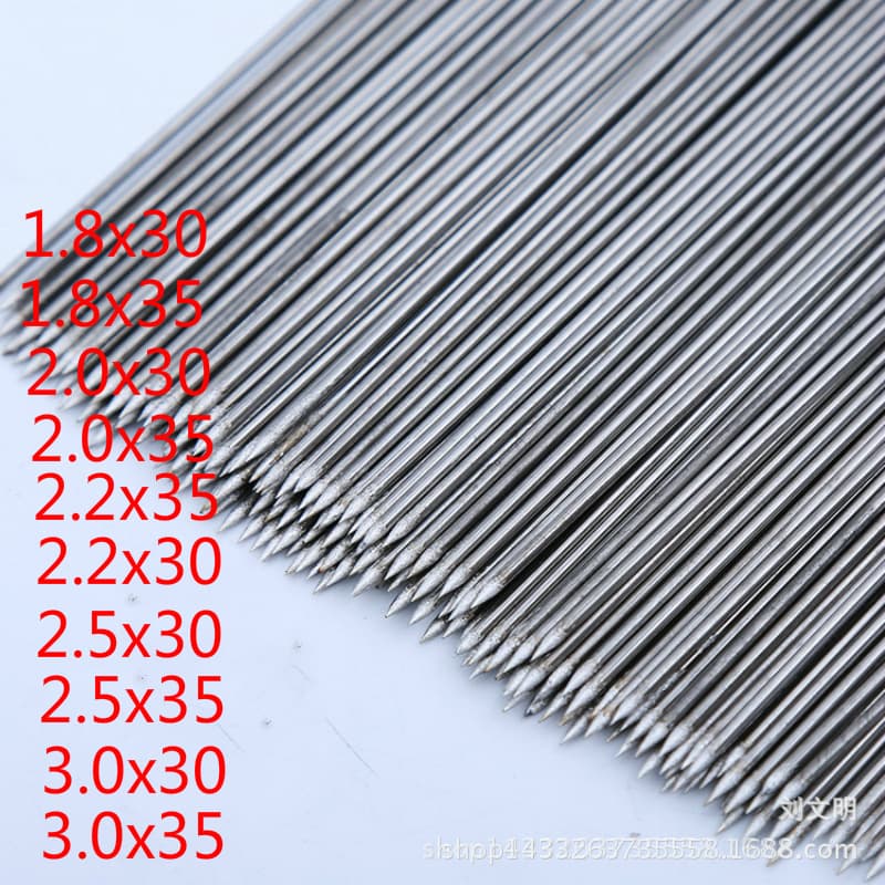 Non-magnetic stainless steel BBQ skewers for lamb, round skewers, meat skewers, roasting needles, flat skewers, BBQ tools