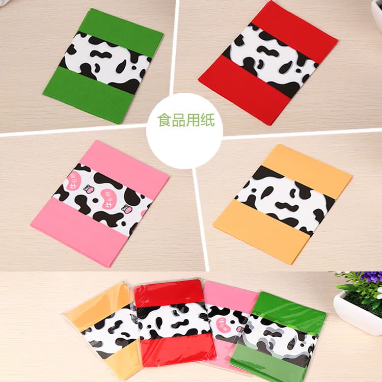 Baking packaging oil paper nougat professional wrapping paper denim candy paper denim candy packaging box 50 sheets/piece