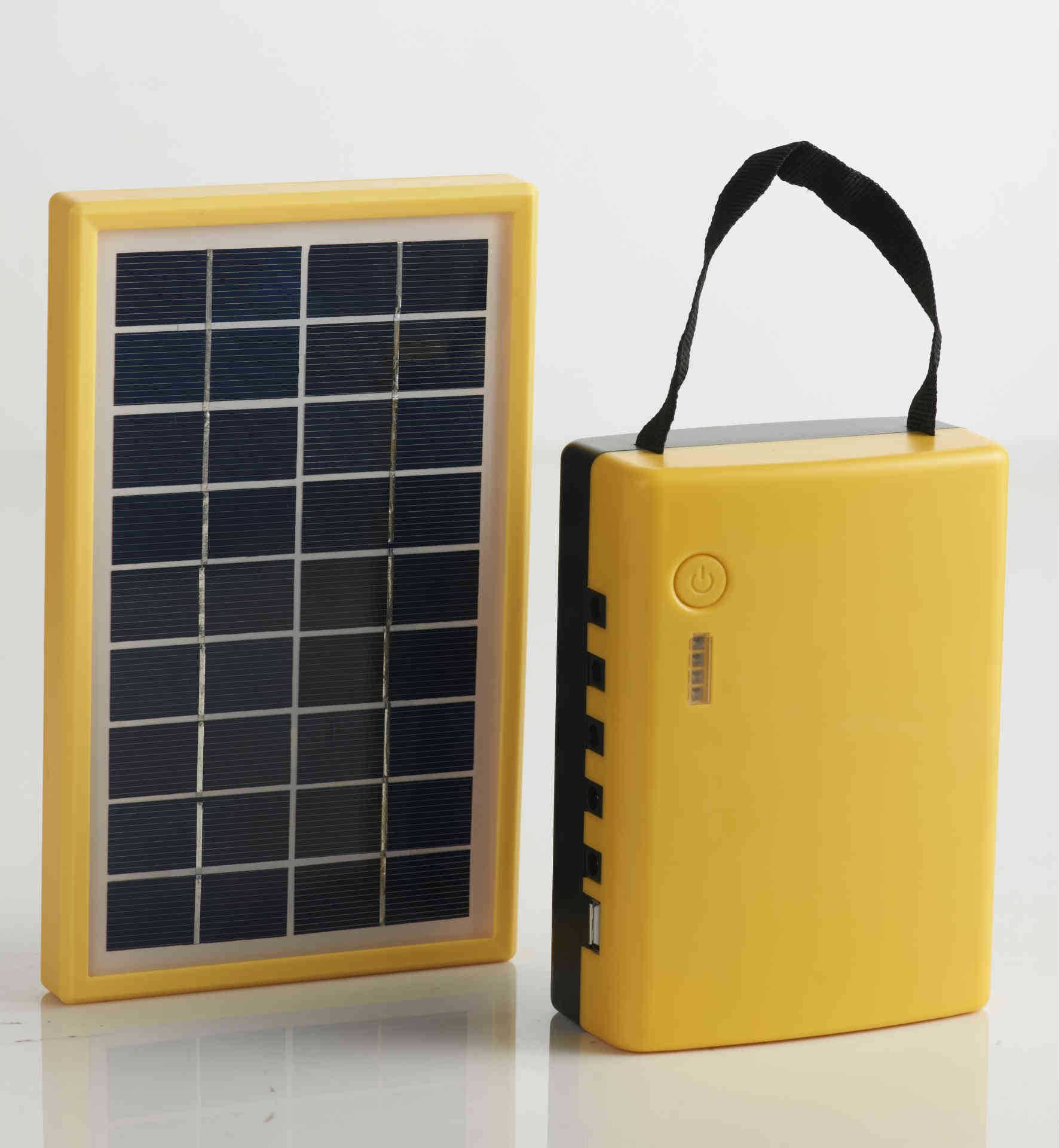LED Solar Home Power Generation System Solar 1-to-4 Light Generator Solar Garden Street Light