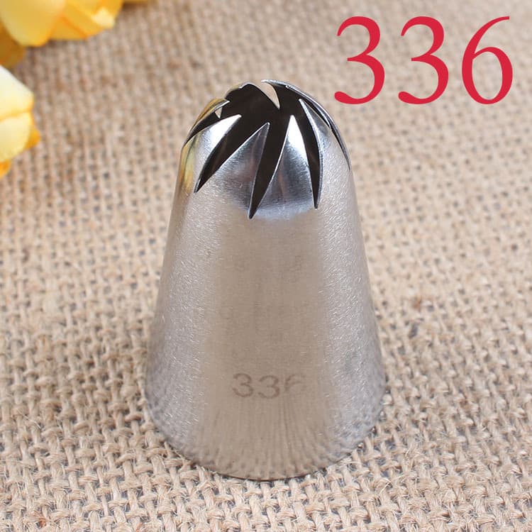 336# cookie pastry nozzle 304 stainless steel welding polishing baking DIY tool large